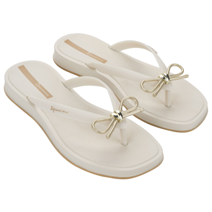 Chinelo Feminino Ipanema Romance - 27602 - Bege/ouro - Atacado
