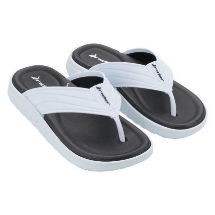 Chinelo Masculino Rider R Soft Plus Ii - 12648 - Branco/branco/preto - Atacado
