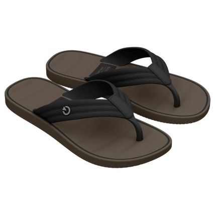 Chinelo Masculino Cartago Monterrey - 12643 - Marrom/preto - Atacado