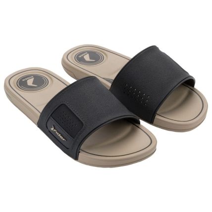 Chinelo Slide Masculino Rider Start Ii - 12728 - Bege/preto - Atacado
