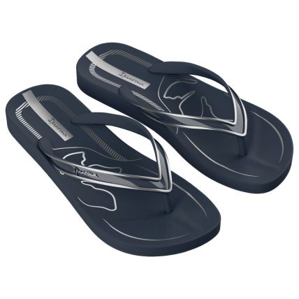 Chinelo Feminino Ipanema Anatomica Linea - 27518 - Azul/azul Perolado - Atacado