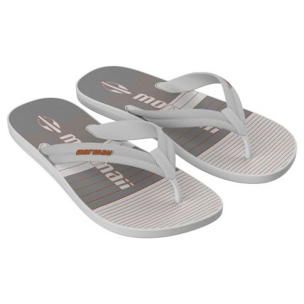 Chinelo Masculino Mormaii Tropical Graphics Iii - 12742 - Branco/branco/cinza - Atacado