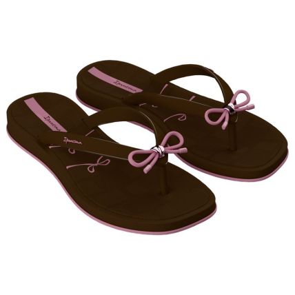 Chinelo Infantil Ipanema Romance - 27635 - Marrom/rosa - Atacado