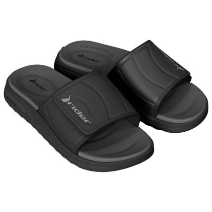 Chinelo Masculino Rider R Soft Plus. - 12529 - Preto/cinza - Atacado