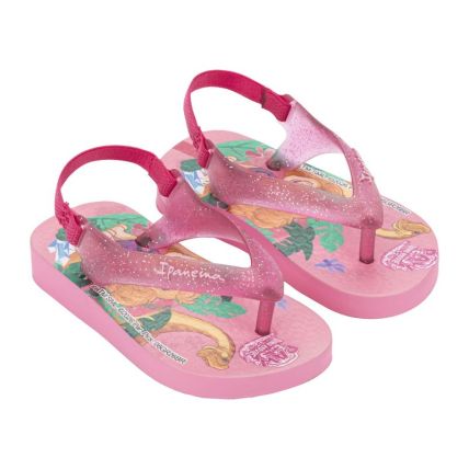 Chinelo Ipanema Patrulha Canina Fun Baby - 27582 - Rosa/rosa Glitter - Atacado
