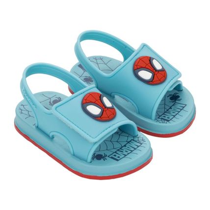 Sandalia Baby Ipanema Spider - 27536 - Azul/azul/vermelho - Atacado
