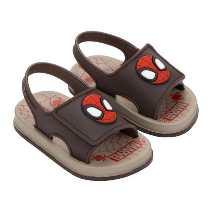 Sandalia Baby Ipanema Spider - 27536 - Bege/marrom/vermelho - Atacado