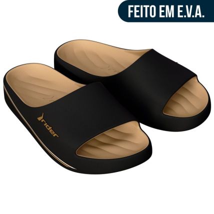 Chinelo Slide Masculino Rider R26 Special Edition - 12775 - Bege/preto - Atacado