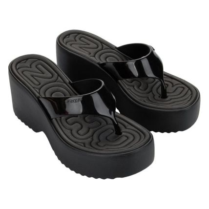 Tamanco Feminino Zaxy Party - 19439 - Preto - Atacado