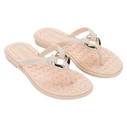 Rasteira Feminino Grendha Bela Mais Conforto Celeste - 19510 - Off White/bege Milão - Atacado