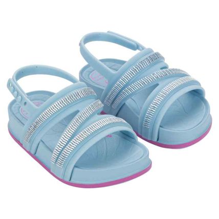 Sandalia Baby Ipanema Shine Trendy - 27577 - Azul Lua/lilas Fucsia - Atacado