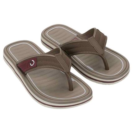 Chinelo Infantil Cartago Paris Iii - 12694 - Bege/marrom/bordo - Atacado