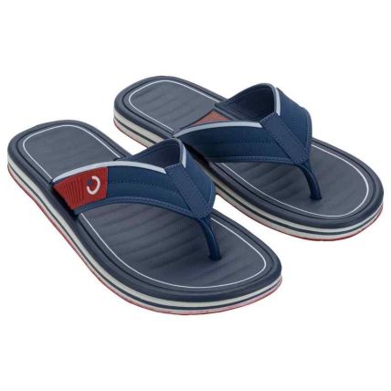 Chinelo Masculino Cartago Paris Iii - 12695 - Azul/azul/vermelho - Atacado