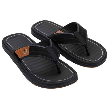 Chinelo Masculino Cartago Paris Iii - 12695 - Cinza/preto/laranja - Atacado