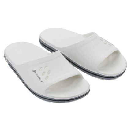 Chinelo Slide Masculino Rider Flex - 12762 - Branco/cinza - Atacado