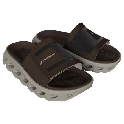 Chinelo Slide Masculino Rider R Power - 12444 - Bege/marrom/bronze - Atacado