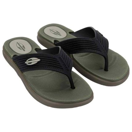 Chinelo Masculino Mormaii Kinja - 12574 - Marrom/preto/verde - Atacado