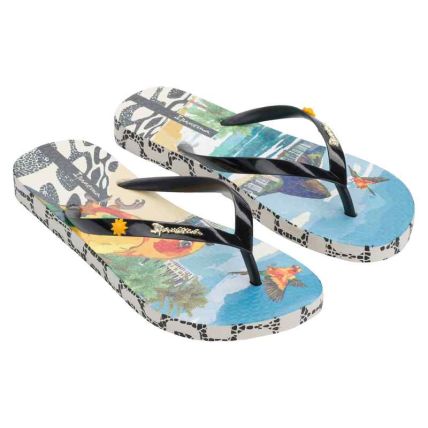 Chinelo Feminino Ipanema Sem Igual - 25483 - Bege/preto/azul - Atacado