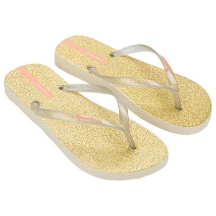Chinelo Feminino Ipanema Glitter - 26481 - Bege/bege Glitter - Atacado