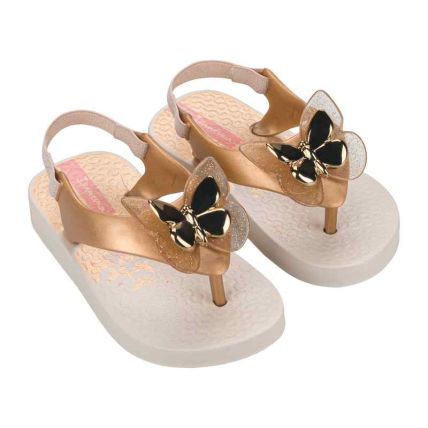 Chinelo Baby Ipanema Belle - 27248 - Bege/ouro - Atacado