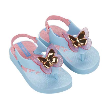Chinelo Baby Ipanema Belle - 27248 - Azul/azul/rosa (Cf252) - Atacado