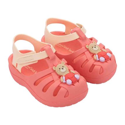 Sandalia Baby Gkids Lumy Aranha - 23488 - Rosa/bege - Atacado