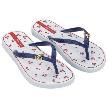 Chinelo Infantil Ipanema Fashion Belle - 27642 - Branco/azul/vermelho - Atacado