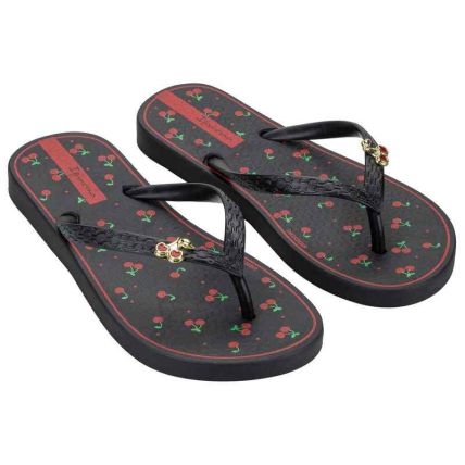 Chinelo Infantil Ipanema Fashion Belle - 27642 - Preto/preto/vermelho - Atacado
