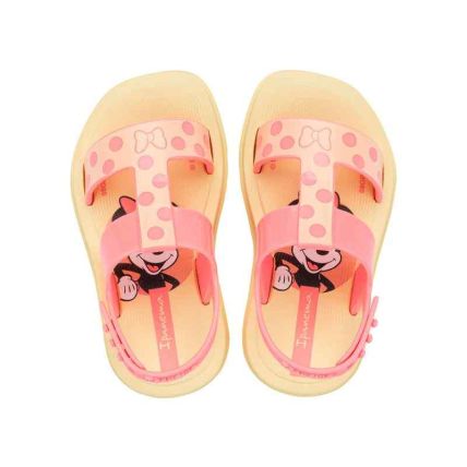 Sandalia Baby Ipanema Disney Lovely - 27584 - Amarelo/rosa - Atacado