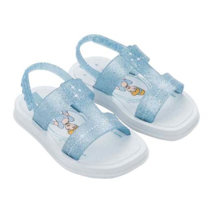Sandalia Baby Ipanema Disney Lovely - 27584 - Branco/azul Glitter - Atacado