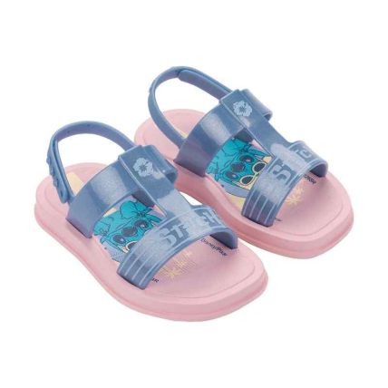 Sandalia Baby Ipanema Disney Lovely - 27584 - Rosa/azul Metalizado - Atacado
