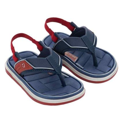 Chinelo Baby Cartago Malaga Sport Iii - 12712 - Cinza/azul/vermelho - Atacado