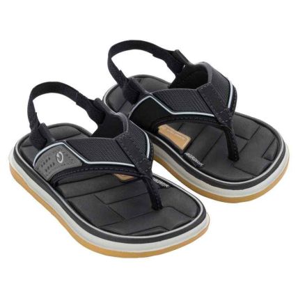 Chinelo Baby Cartago Malaga Sport Iii - 12712 - Cinza/preto/amarelo - Atacado