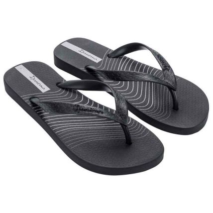 Chinelo Masculino Ipanema Flow - 27640 - Preto/preto/cinza - Atacado