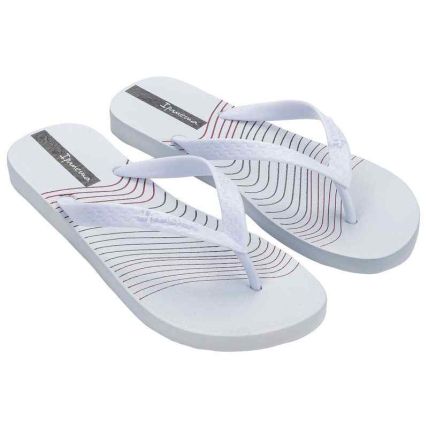 Chinelo Masculino Ipanema Flow - 27640 - Branco/branco/preto - Atacado