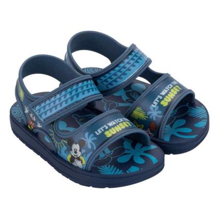 Sandalia Baby Disney Diversão - 22991 - Azul/azul - Atacado
