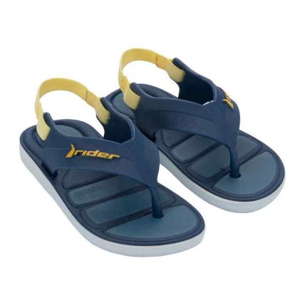 Chinelo Baby Rider Pulse - 12720 - Branco/azul/amarelo - Atacado