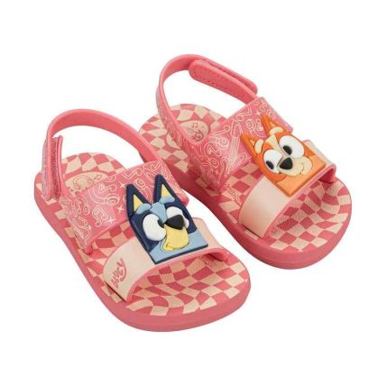 Sandalia Baby Bluey Puppy - 23525 - Rosa/rosa/bege - Atacado