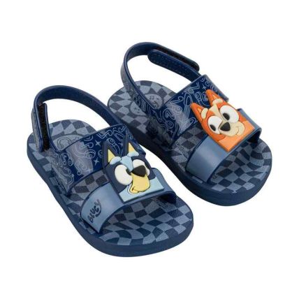 Sandalia Baby Bluey Puppy - 23525 - Azul/azul Escuro - Atacado