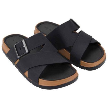 Chinelo Slide Masculino Cartago Roma X - 12691 - Castor/preto - Atacado