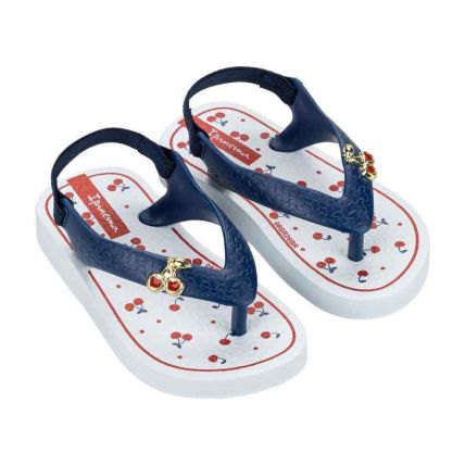 Chinelo Baby Ipanema Fashion Belle - 27643 - Branco/azul - Atacado