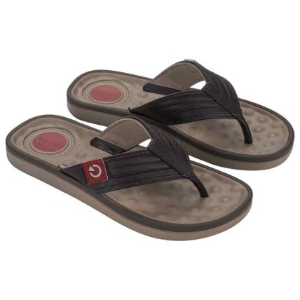 Chinelo Masculino Cartago Alabama - 11859 - Bege/marrom/vermelho - Atacado