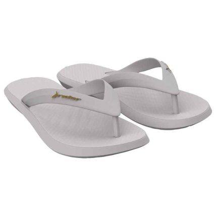 Chinelo Masculino Rider R1 Soft - 12721 - Branco/branco/ouro - Atacado