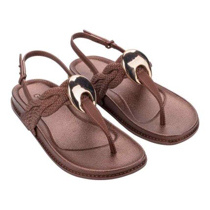 Sandalia Feminino Grendha Destaque - 19451 - Cobre - Atacado
