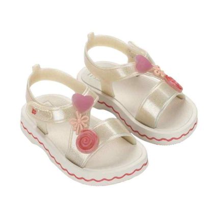 Sandalia Baby Zaxynina Duo - 19440 - Off White - Atacado