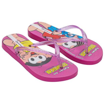 Chinelo Infantil Ipanema Turma Da Monica Fun - 27637 - Rosa/rosa Boreal - Atacado