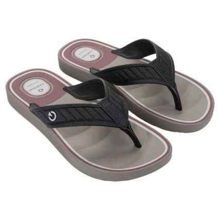Chinelo Masculino Cartago Durban - 12640 - Cinza/preto/bordo - Atacado