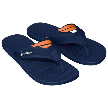 Chinelo Masculino Rider Sense Light - 12726 - Azul/laranja - Atacado