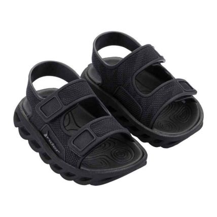 Sandalia Baby Rider R Power Papete - 12717 - Preto/preto/grafite - Atacado