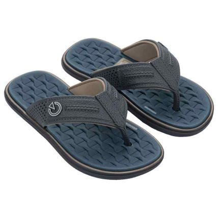 Chinelo Infantil Cartago Malta Viii - 12734 - Cinza/basalto/azul - Atacado